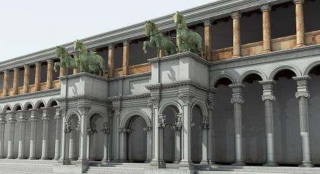 Hierapolis Ricostruzione Stoa Basilica