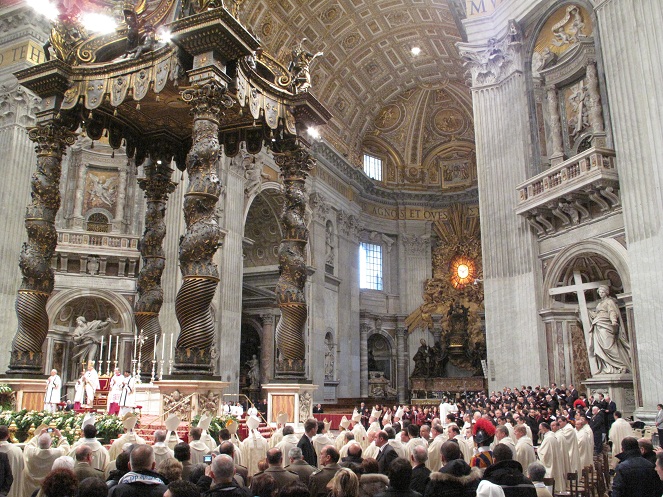 Benedetto XVI ed il Coro Octava dies