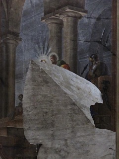 San Pietro in carcere, dipinto staccato in Chiesa Madre