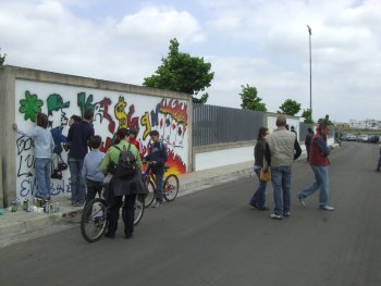Primo maggio 2008, murales a Galatina