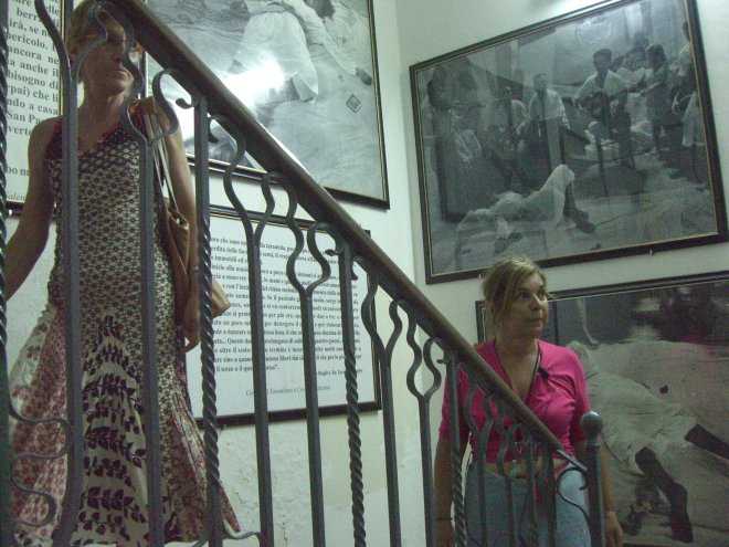 Susy Blady al Museo del Tarantismo
